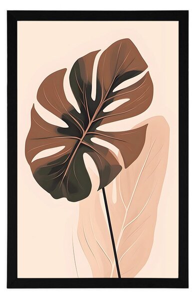 Poster forme abstracte botanice de monstru