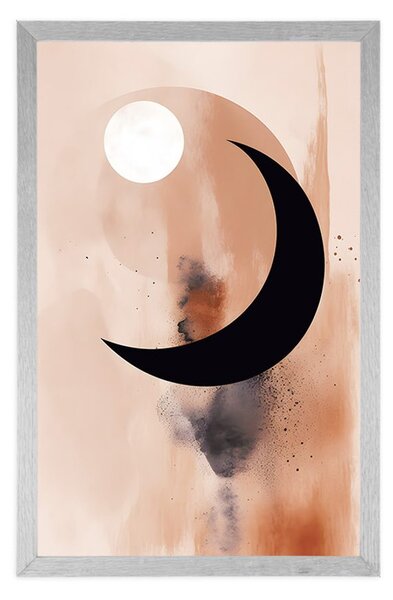 Poster forme abstracte zi și noapte