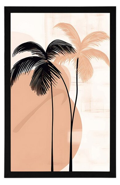 Poster forme abstracte botanice de palmier