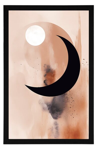 Poster forme abstracte zi și noapte