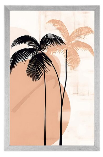 Poster forme abstracte botanice de palmier