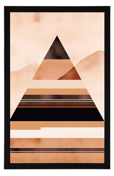 Poster forme abstracte de piramidă