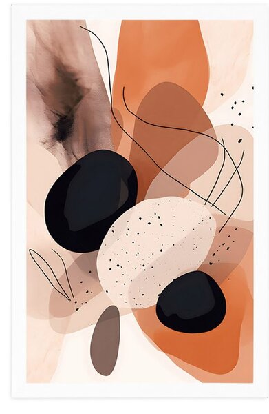 Poster forme abstracte de rocă