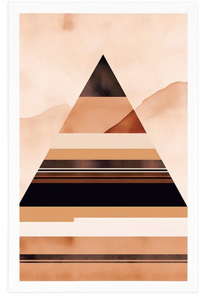 Poster forme abstracte de piramidă