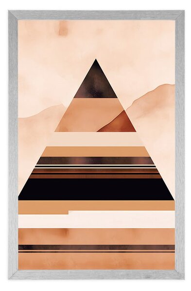 Poster forme abstracte de piramidă