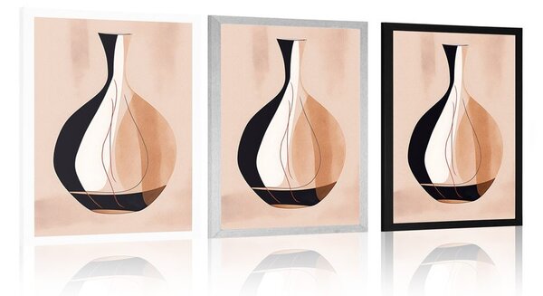 Poster forme abstracte de vază