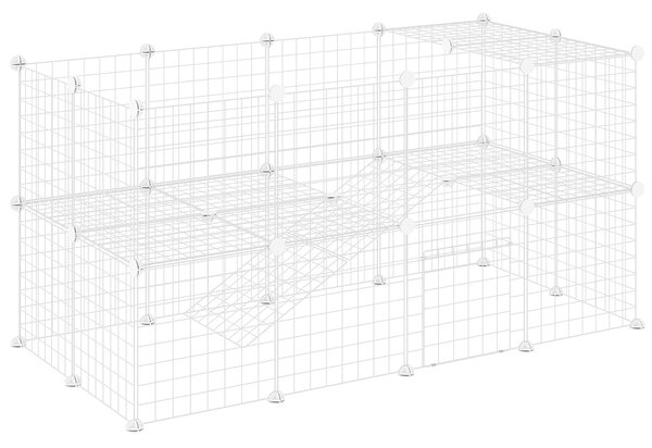 Pawhut tarc Personalizabil – 36 Panouri Metal pentru Animale | Aosom Romania