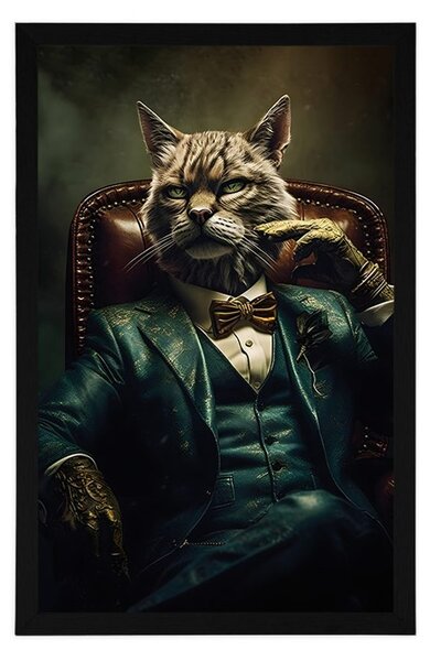 Poster gangster animal pisică