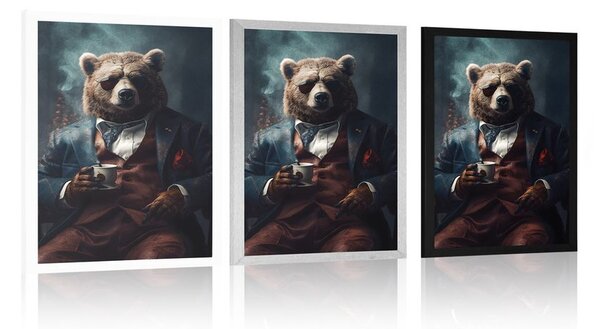 Poster gangster animal urs