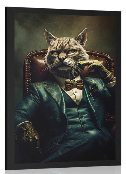 Poster gangster animal pisică