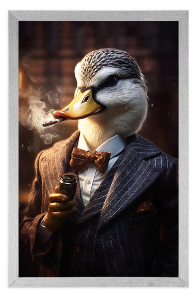 Poster gangster animal rață