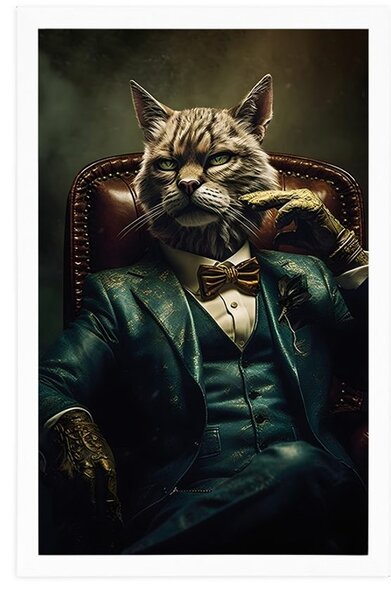 Poster gangster animal pisică