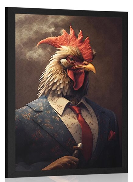 Poster gangster animal cocoș