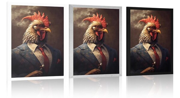 Poster gangster animal cocoș