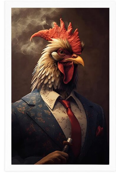 Poster gangster animal cocoș