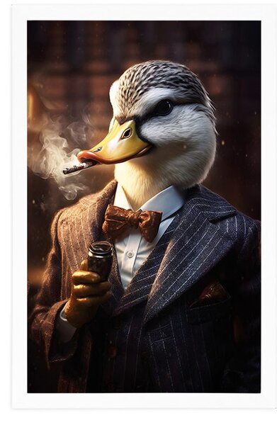 Poster gangster animal rață