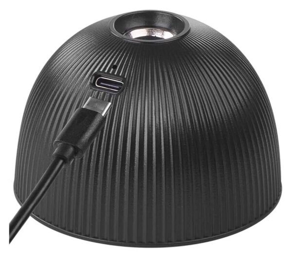 Lampă LED magnetică reîncărcabilă dimabilă de masă 4 în 1 LED/4,2W/3,7V 4000K negru