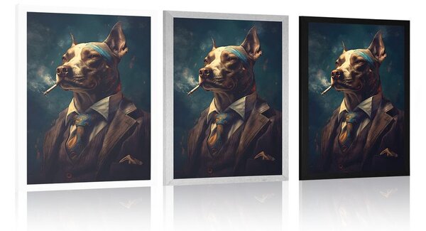Poster gangster animal câine
