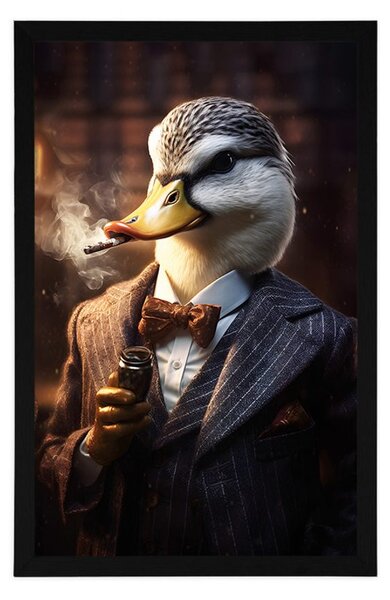 Poster gangster animal rață