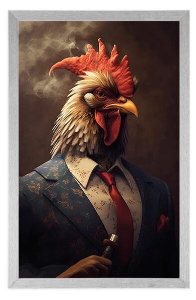 Poster gangster animal cocoș