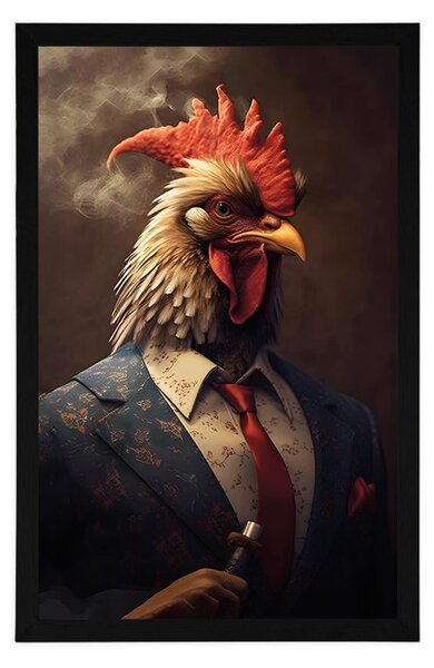Poster gangster animal cocoș