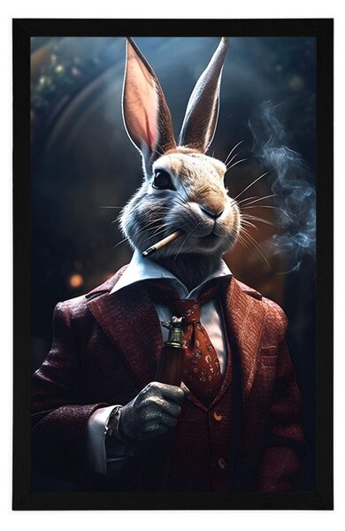 Poster gangster animal iepure