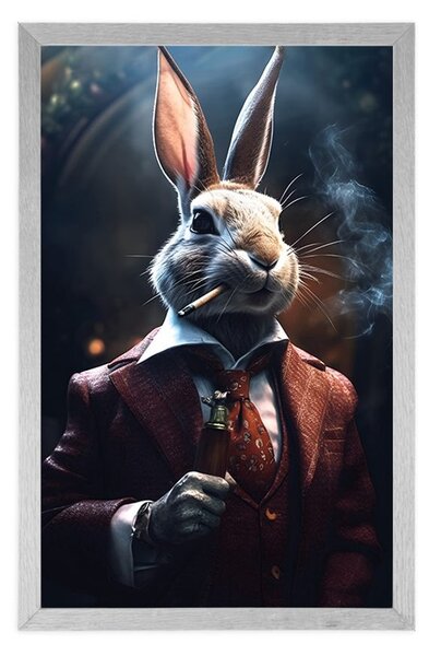 Poster gangster animal iepure