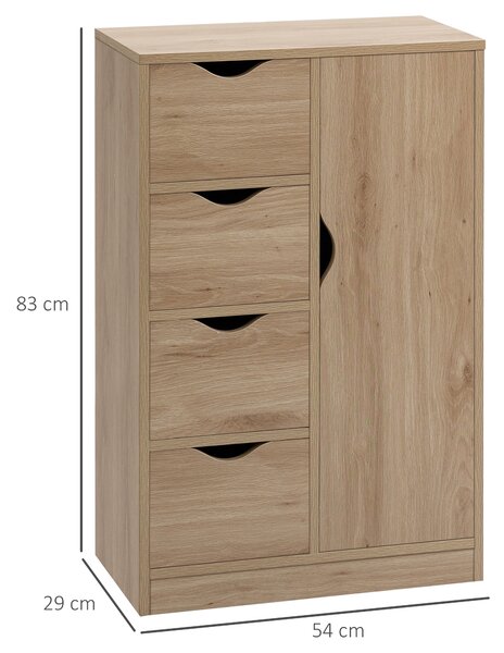 HOMCOM Dulap Mic Baie Dulap Baie Modern Practic 2 Niveluri | Aosom Romania