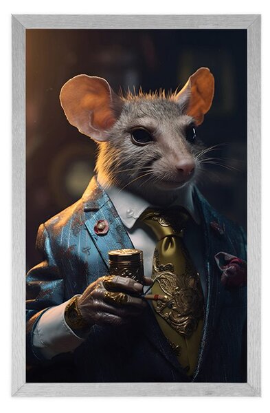 Poster gangster animal șobolan
