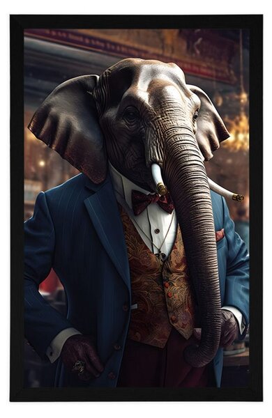 Poster gangster animal elefant