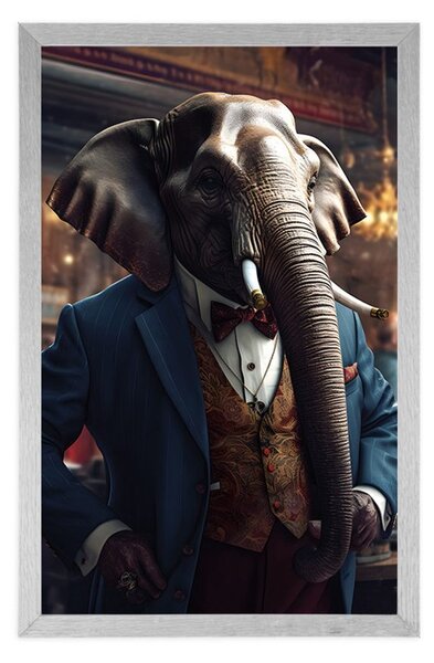 Poster gangster animal elefant