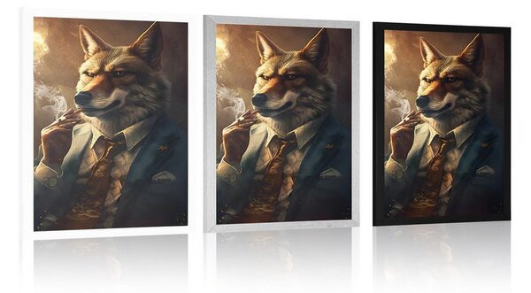 Poster gangster animal lup