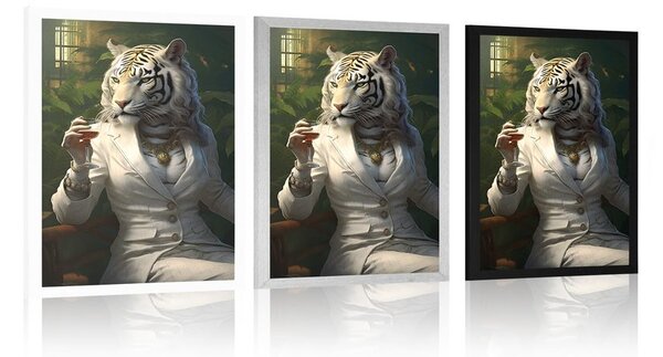 Poster gangster animal tigresă