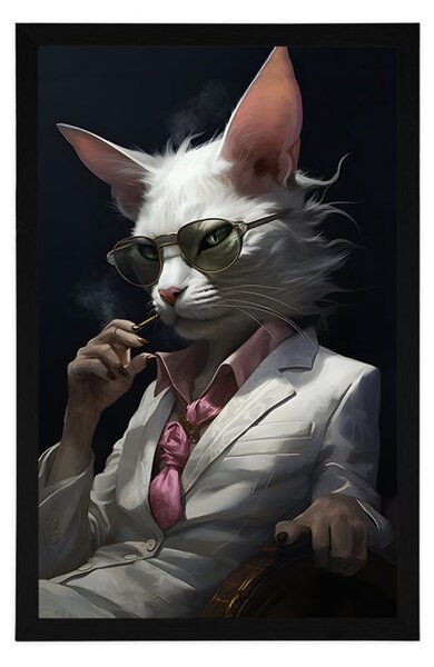Poster gangster animal pisică