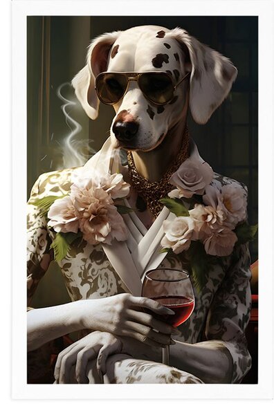 Poster gangster animal femele dalmată