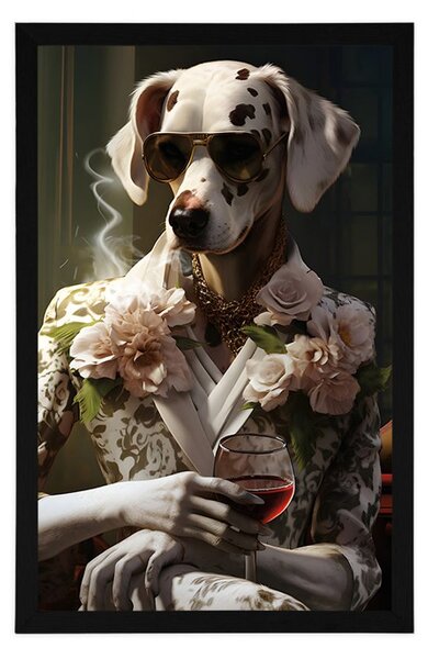 Poster gangster animal femele dalmată