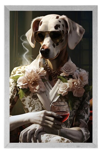 Poster gangster animal femele dalmată