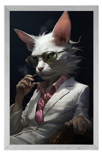 Poster gangster animal pisică