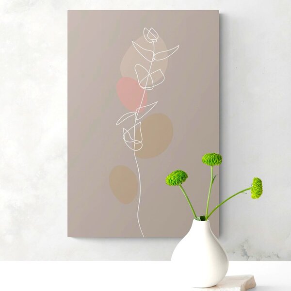Tablou frunză minimalistă No4