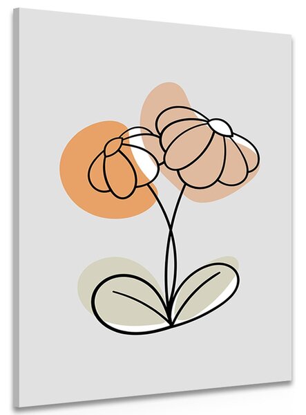 Tablou floare minimalistă No1