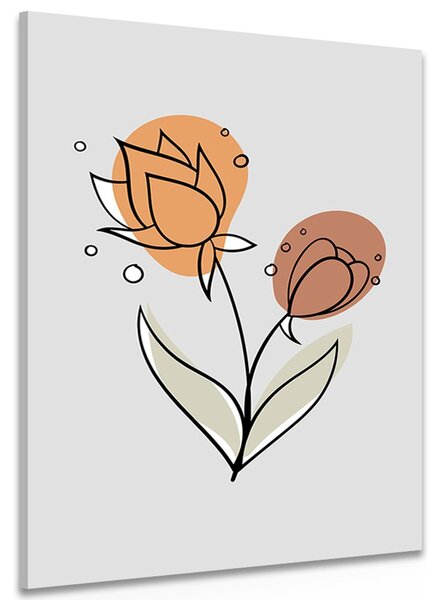 Tablou floare minimalistă No3