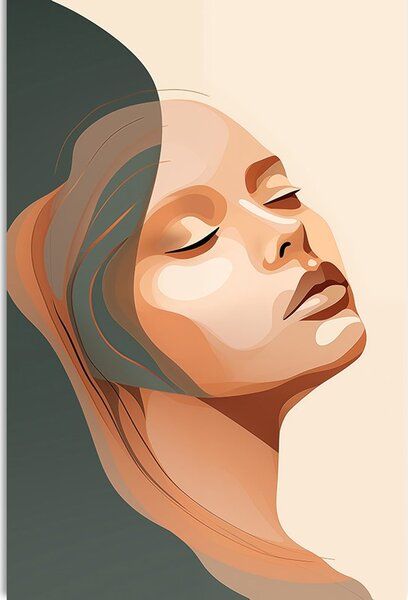Tablou frumusețea femeii Peach Fuzz
