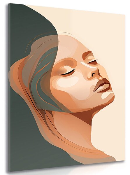Tablou frumusețea femeii Peach Fuzz