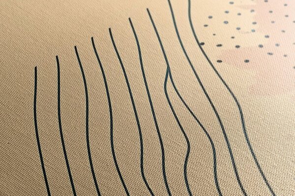 Tablou modele moderne peach Fuzz