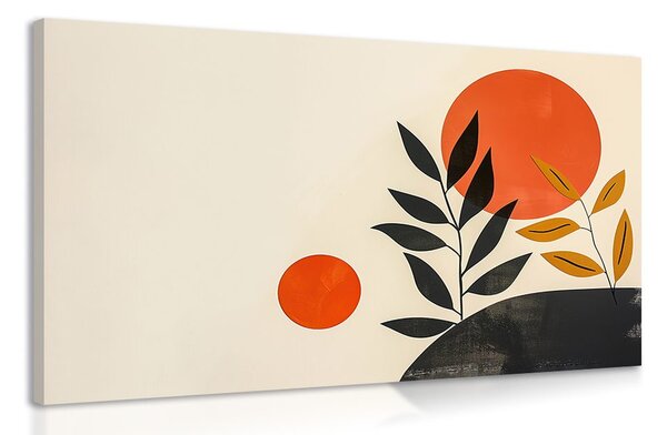 Tablou japandi frunze
