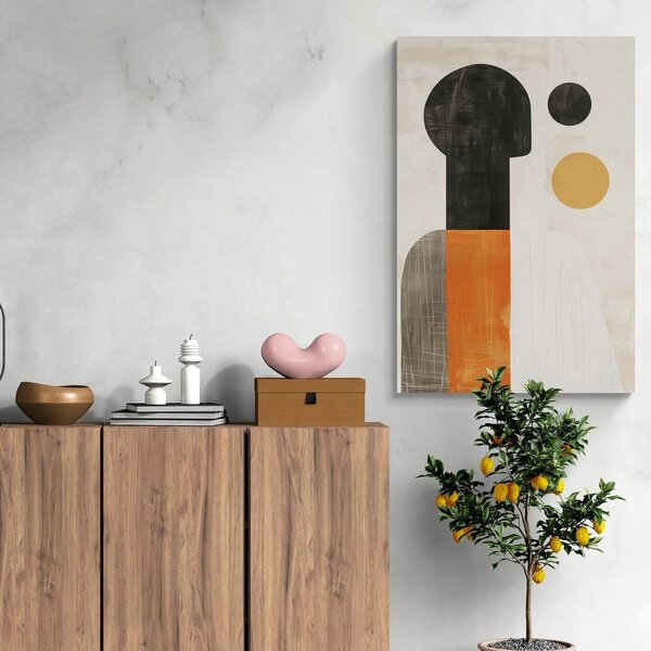 Tablou japandi abstracție de artă