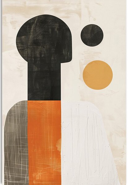 Tablou japandi abstracție de artă