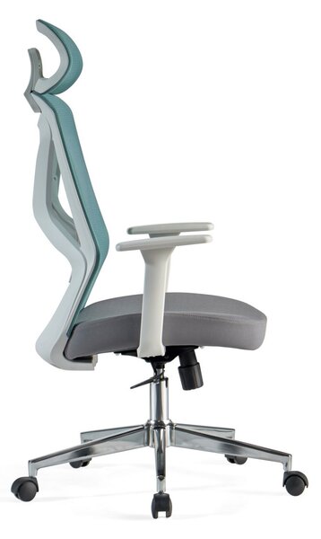 Scaun ergonomic Babs-H, spatar Mesh, sezut textil