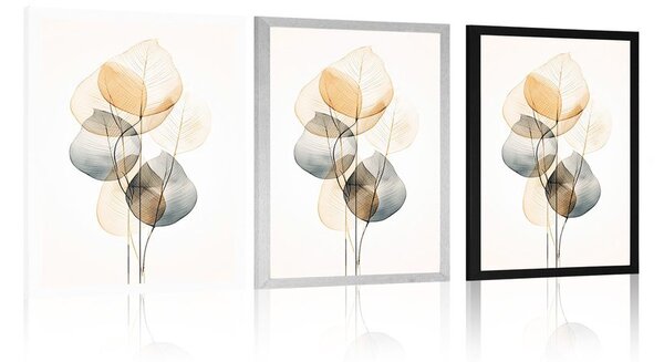 Poster frunze abstracte No2