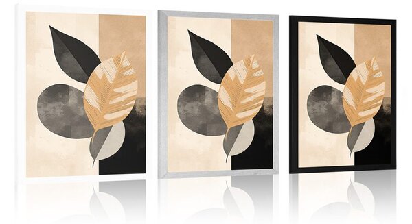 Poster frunze abstracte No1